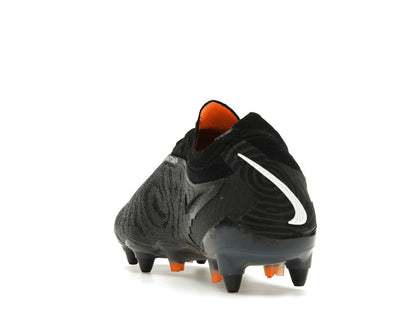 Nike Gripknit Phantom GX Elite SG-Pro Anti-Clog Traction Black Dark Smoke Grey Total Orange