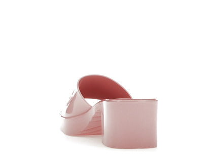 Gucci 60mm Slide Sandal Pink Rubber