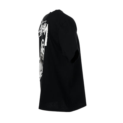 Stussy Fuzzy Dice Tee Black