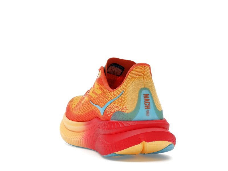 Hoka One One Mach 6 Poppy Squash