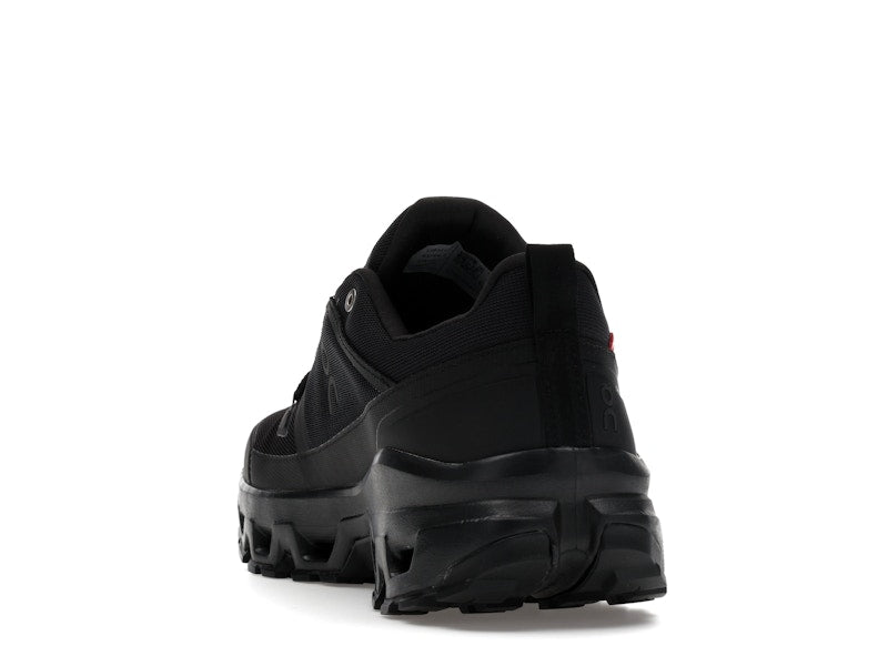 On Running Cloudrock Low Waterproof All Black