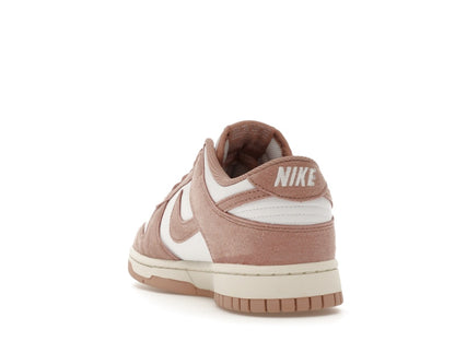Nike Dunk Low Rose Whisper Gold Mini Swoosh (Women's)