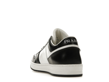 Prada Downtown Low Top Sneakers Leather White Black