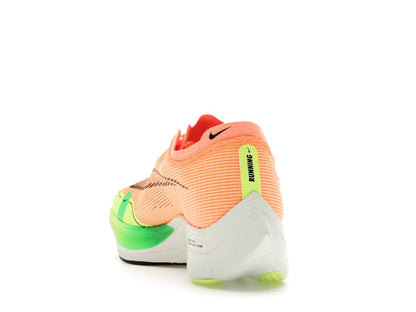 Nike ZoomX Vaporfly Next% 2 Peach Cream Green Shock (Women's)