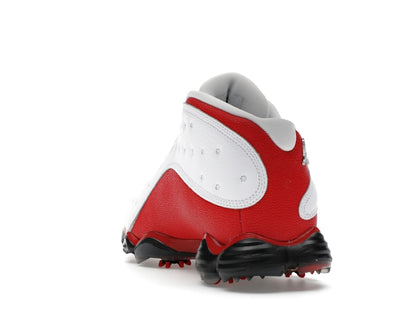 Jordan 13 Retro Golf Cleat White Red