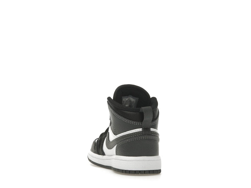Jordan 1 Mid Black White Iron Grey (PS)