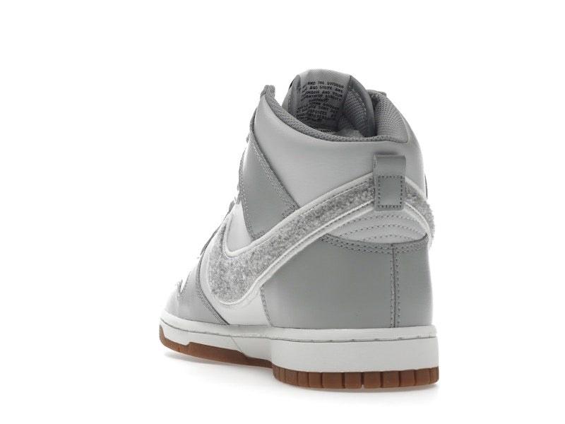Nike Dunk High University Chenille Swoosh Light Smoke Grey