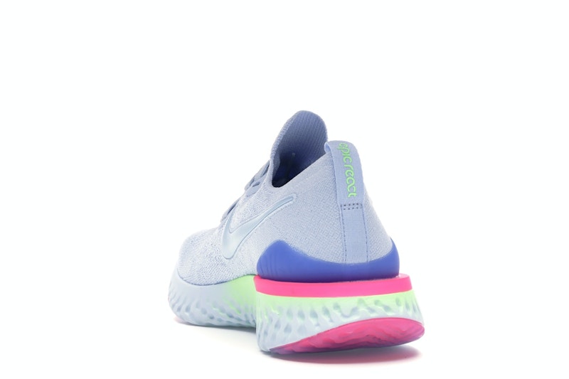 Nike Epic React Flyknit 2 Hydrogen Blue Sapphire Hyper Pink