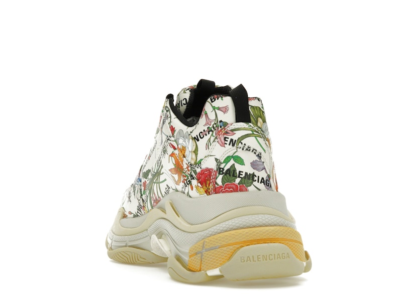 Gucci x Balenciaga The Hacker Project Triple S  Flora Print
