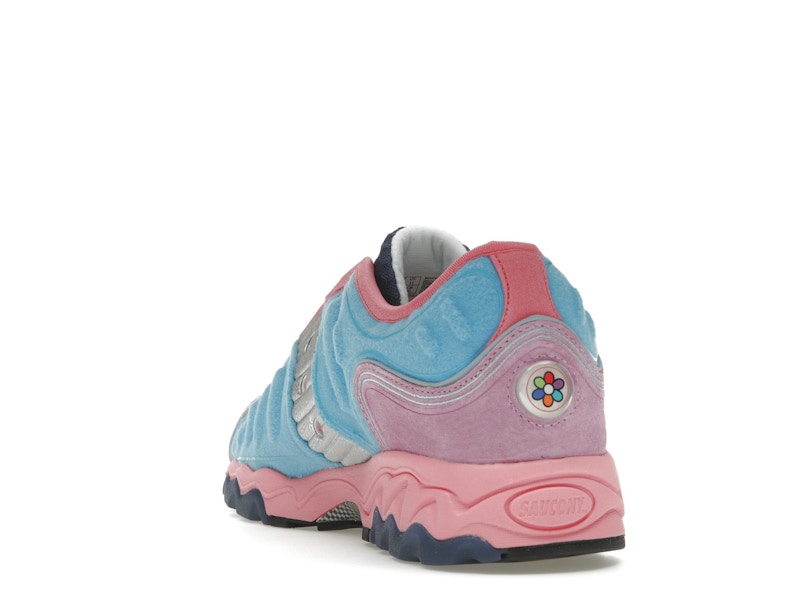 Saucony Matrix Jae Tips No Shoes In The House Blue Pink