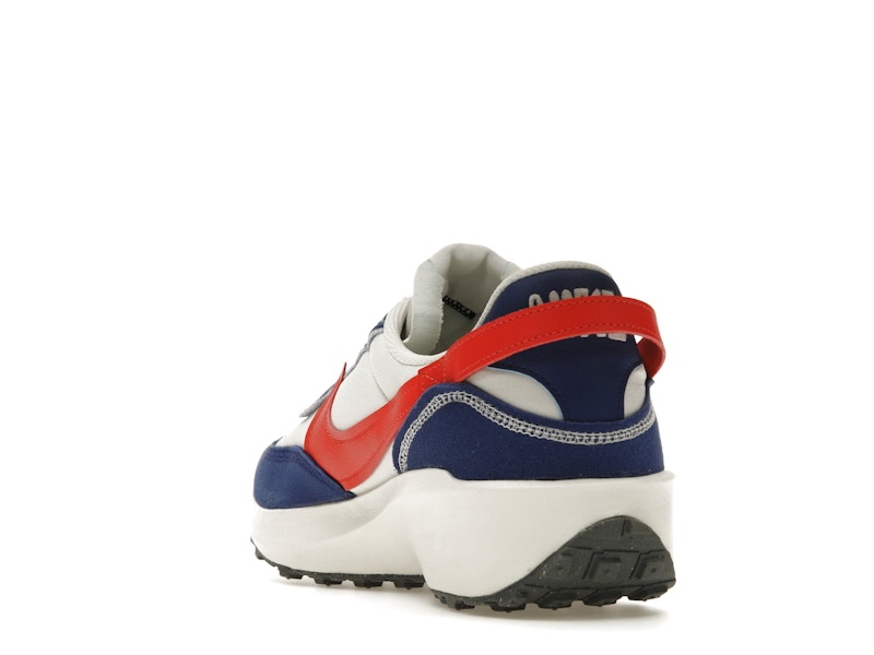 Nike Waffle Debut Swoosh Habanero Red Old Royal