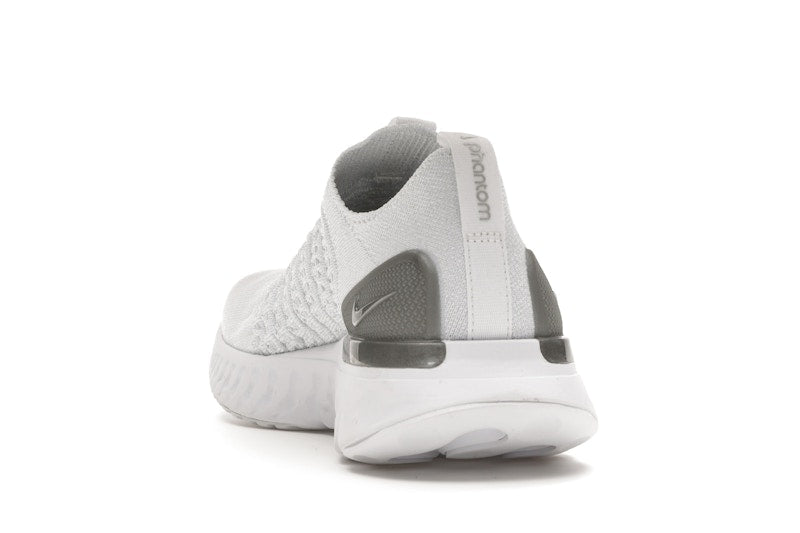 Nike React Phantom Run Flyknit 2 White Pure Platinum (Women's)