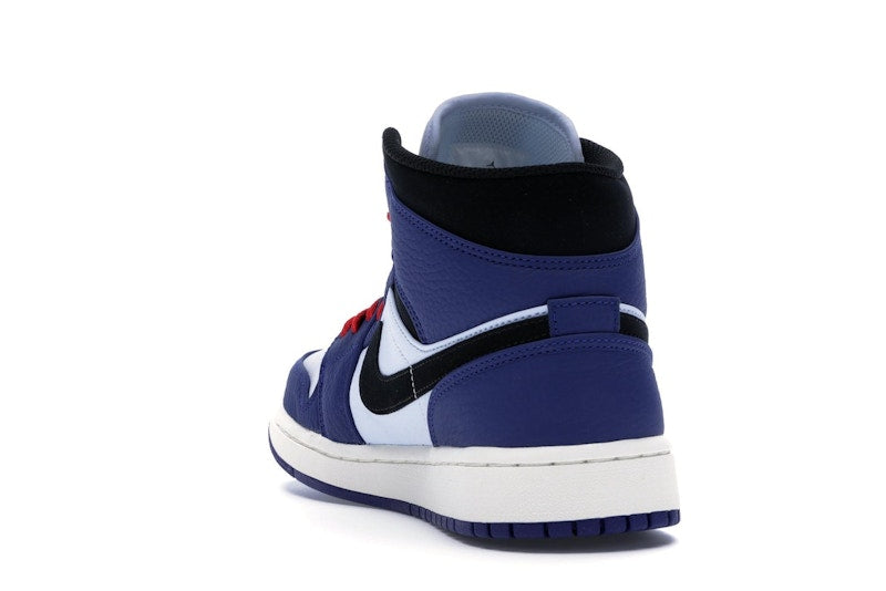 Jordan 1 Mid Deep Royal Blue Black