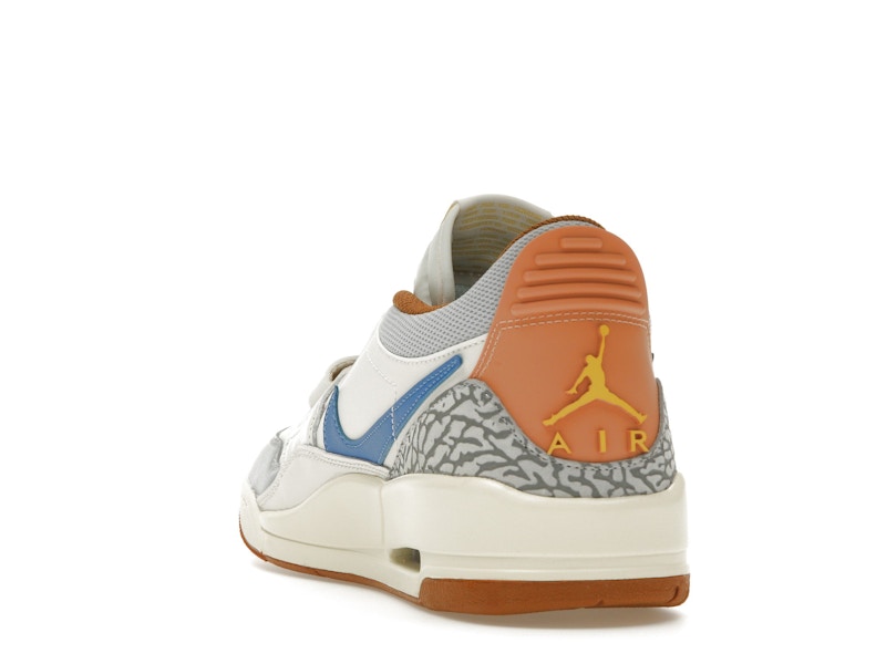 Jordan Legacy 312 Low Phantom Amber Brown Star Blue