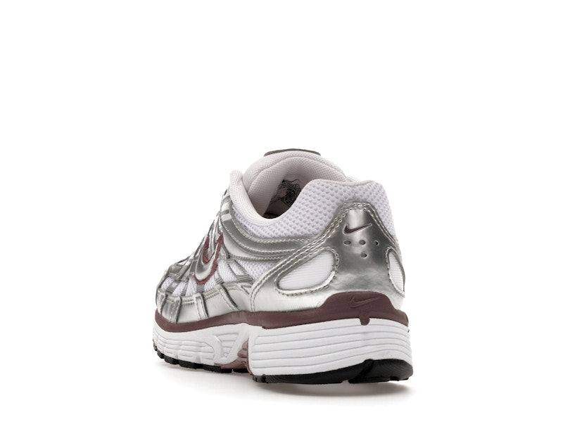 Nike P-6000 White Metallic Silver Tattoo (Women's)