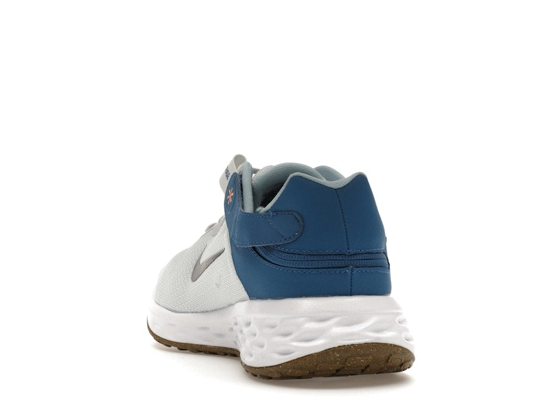 Nike Revolution 6 FlyEase Next Nature Pure Platinum Dark Marina Blue