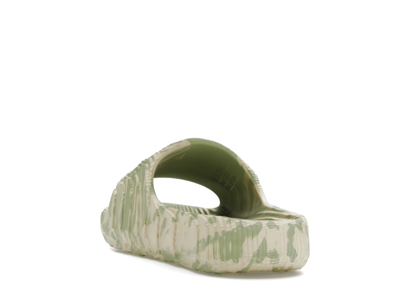 adidas Adilette 22 Slides Magic Lime St Desert Sand