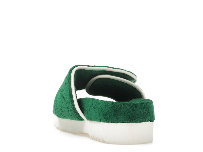 adidas x Gucci GG Platform Sandal Green