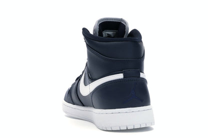 Jordan 1 Retro Mid Obsidian White