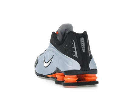 Nike Shox R4 Blue Tint Total Orange Black Metallic Silver (Women's)