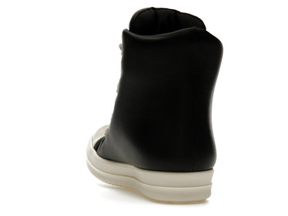 Rick Owens Jumbo Lace Padded Sneaks Black Milk