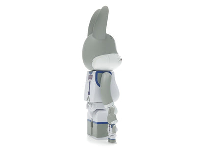 Bearbrick x Space Jam Rabbrick Bugs Bunny 100% & 400% Set Grey