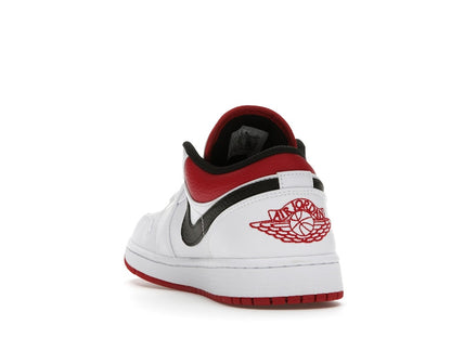 Jordan 1 Low White University Red Black