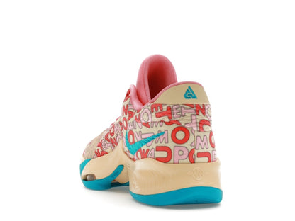 Nike Zoom Freak 4 Letter Bros Vanilla Lightning