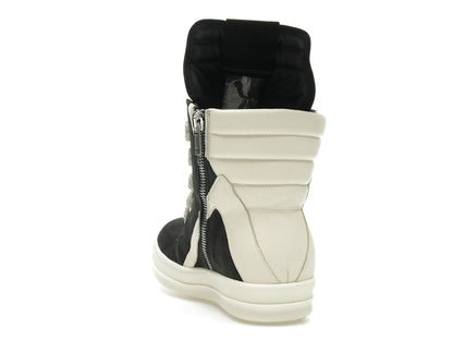 Rick Owens Geobasket Jumbo Lace High Black Milk
