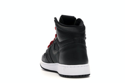 Jordan 1 Retro High Black Satin Gym Red Black (GS)