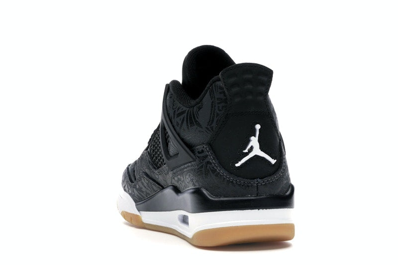 Jordan 4 Retro Laser Black Gum (GS)