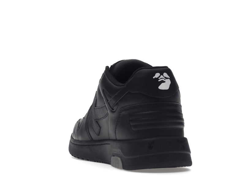 OFF-WHITE Out Of Office OOO "For Walking" Low Tops Black White