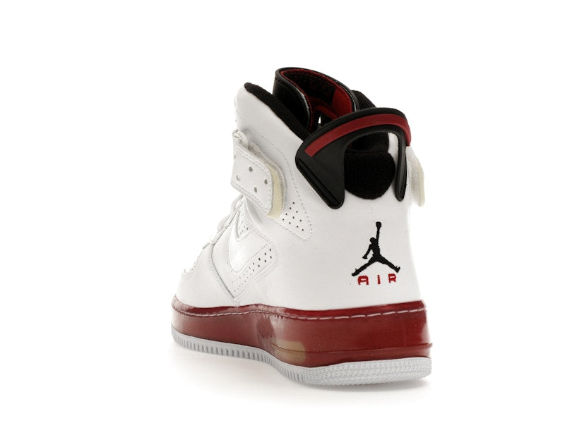 Jordan Fusion 6 Varsity White Red