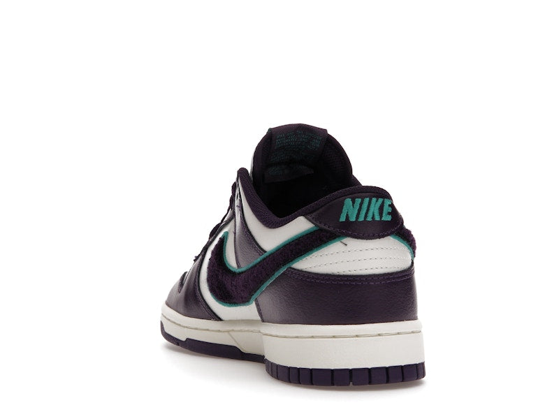 Nike Dunk Low Chenille Swoosh Sail Grand Purple