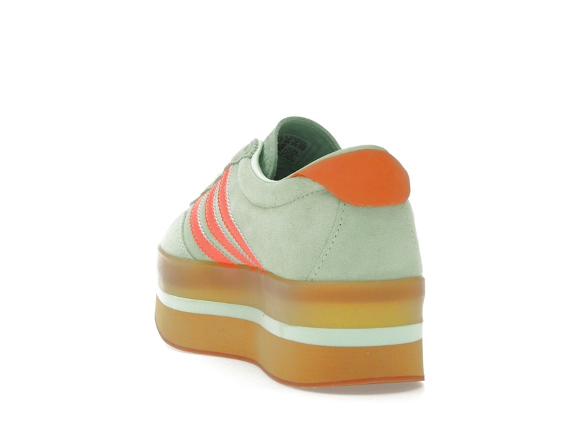 adidas Gazelle Stack Semi Green Spark Solar Orange Gum (Women's)