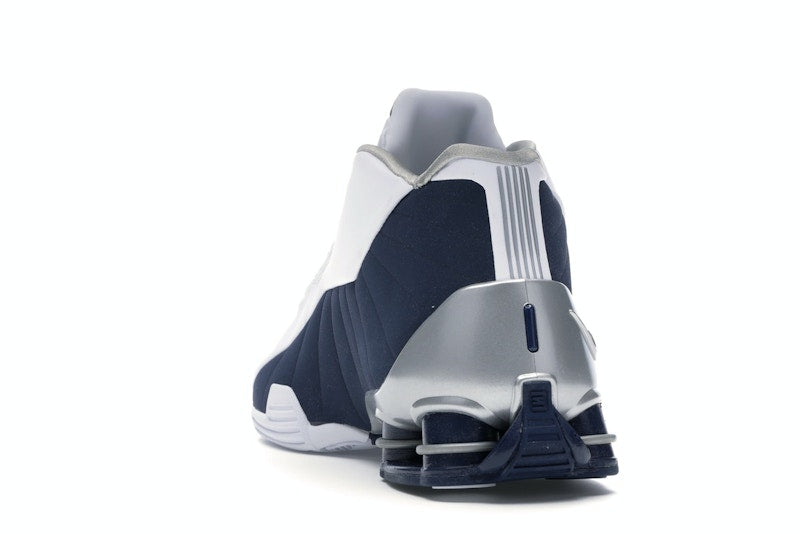 Nike Shox BB4 White Silver Navy