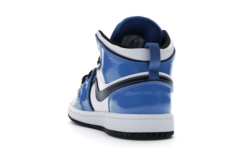 Jordan 1 Mid Signal Blue (PS)