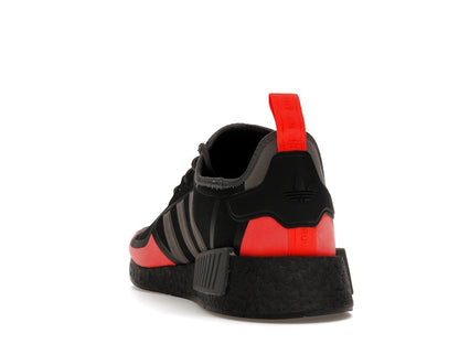 adidas NMD R1 Core Black Solar Red Grey