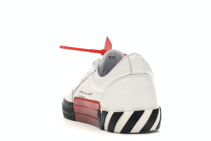 OFF-WHITE Vulc Low White Leather FW19