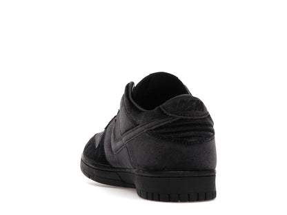 Nike Dunk Low Dover Street Market Triple Black Velvet