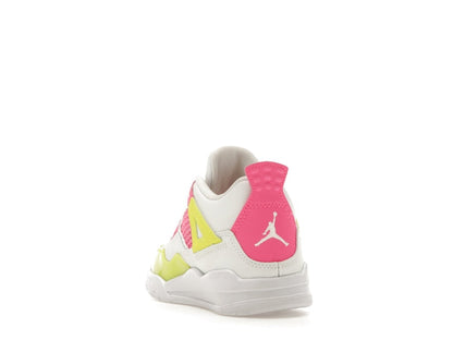 Jordan 4 Retro White Lemon Pink (PS)