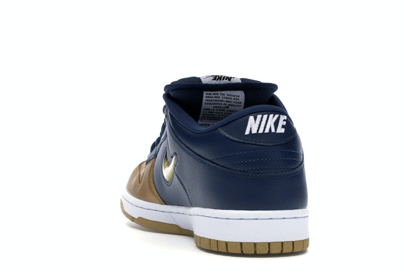 Nike SB Dunk Low Supreme Jewel Swoosh Gold