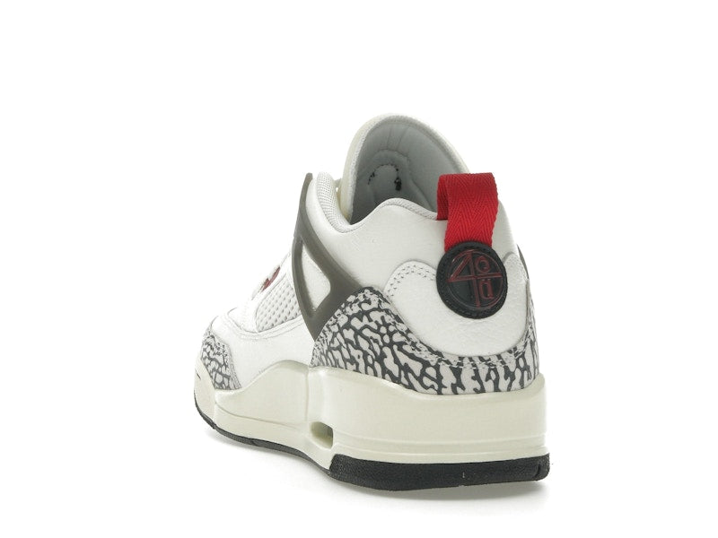Jordan Spizike Low Sail Anthracite Coconut Milk Varsity Red
