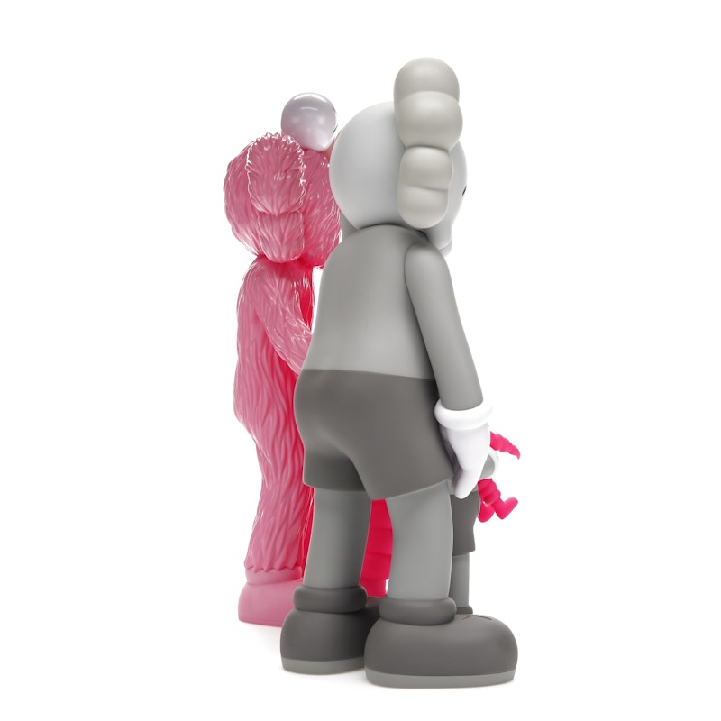 KAWS Family Vinyl Figures Grey/Pink