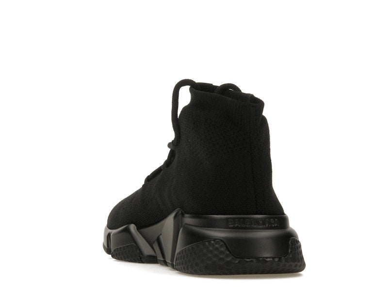 Balenciaga Speed Trainer Lace Up Black