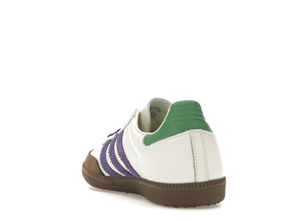 adidas Samba OG Off White Core Purple Green Brown (Women's)