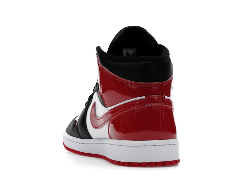 Jordan 1 Mid SE Patent Bred Toe