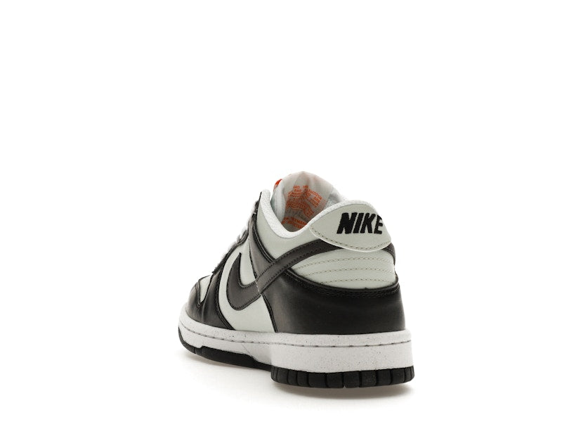 Nike Dunk Low Black Bright Mandarin Mini Swoosh (GS)