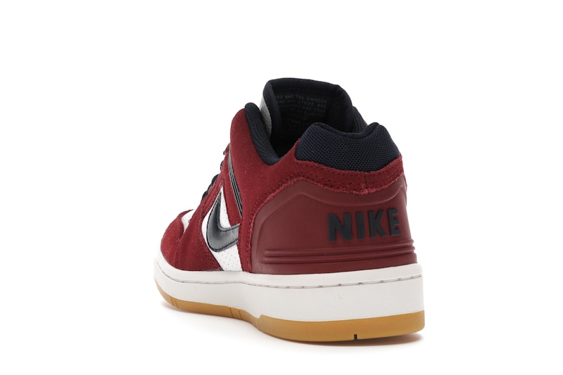 Nike SB Air Force 2 Low Team Red Obsidian