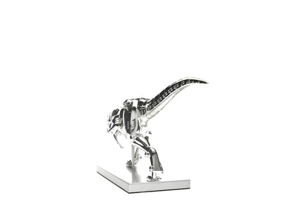 Hajime Sorayama T-Rex Cyborg Dinosaur Figure Silver